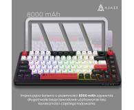 Ajazz AK820 MAX PLUS Avocado Switch Black Gray z ekranem - 1536374 - zdjęcie 13